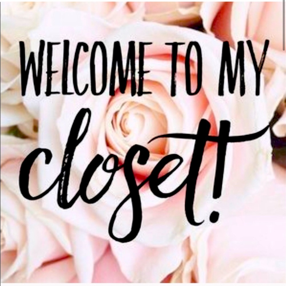 Welcome to my closet!